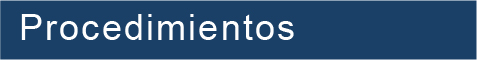 Procedimientos
